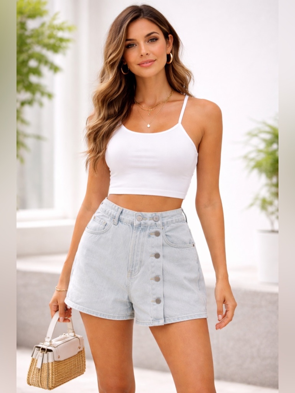 Zara Light Wash Women's shorts size 30